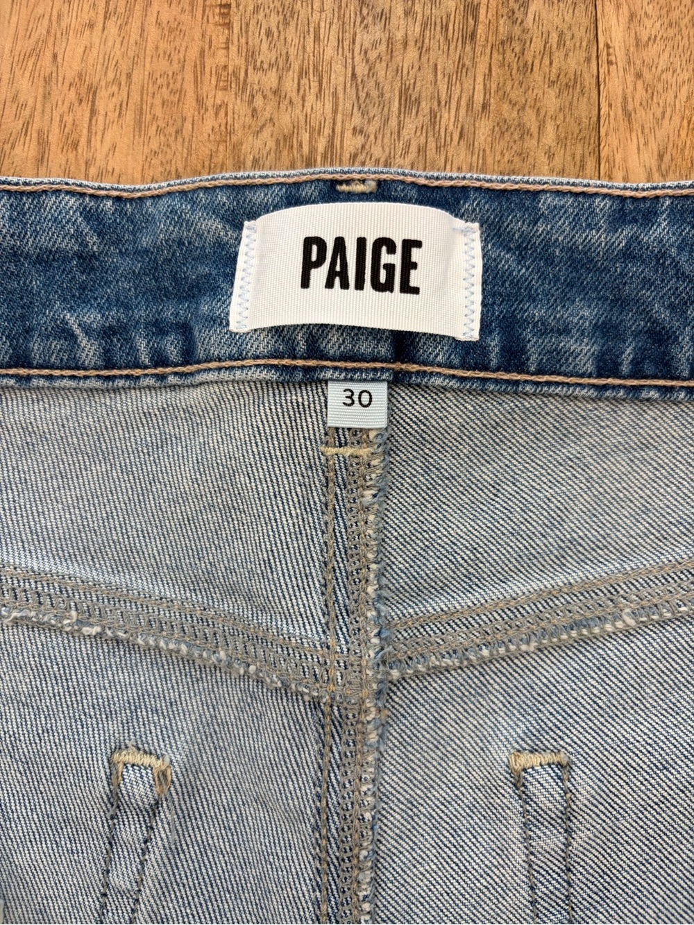 PAIGE Sasha Reunion Distressed Jeans 30 - Picture 2 of 10